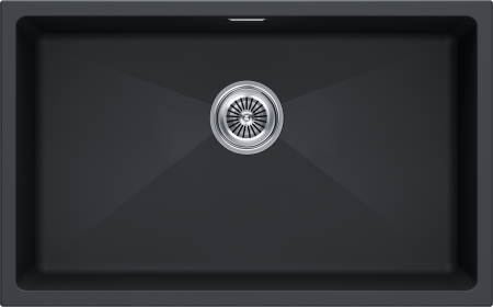 Кухонная мойка Paulmark LUMI 74UNI LU74-AN 74х46 цвет антрацит